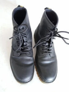 Dr. Martens Awley AW004 Black Leather Combat Boots Men's Size 11 - Picture 1 of 10