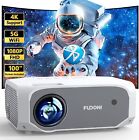 Projector with 5G WiFi and Bluetooth 12000L Outdoor Movie Projector Native 1080P