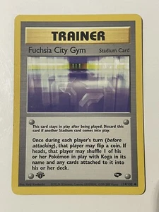 Pokémon TCG Fuchsia City Gym Gym Challenge 114/132 Regular 1st Edition Uncommon - Picture 1 of 1