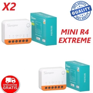 X2 SONOFF MINI R4 EXTREME WIFI SMART COMPATIBILE CONTROLLO APP ALEXA GOOGLE HOME - Foto 1 di 6
