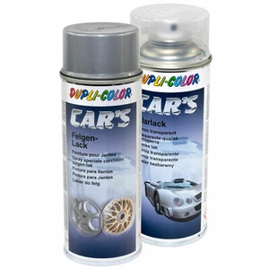 Felgenlack Spray Car's Dupli Color 385919 Silber 400 ml + Klarlack 385858 400 ml - Bild 1 von 7