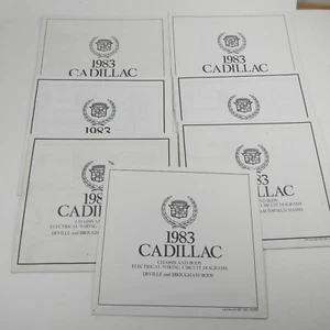 1983 Cadillac Electrical Wiring Circuit Diagrams Lot - Foto 1 di 10