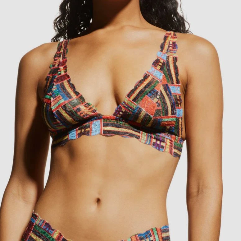 Sujetador bralette de encaje verde Never Say Never para mujer Cosabella talla pequeña $69 Foto 1 de 1