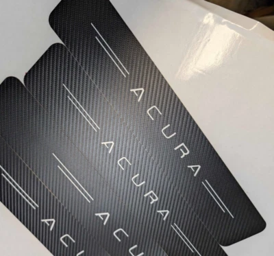4Pcs Car Threshold Strip Door Plate Sill Scuff Cover Stickers for ACURA / MDX - Image 1 of 4
