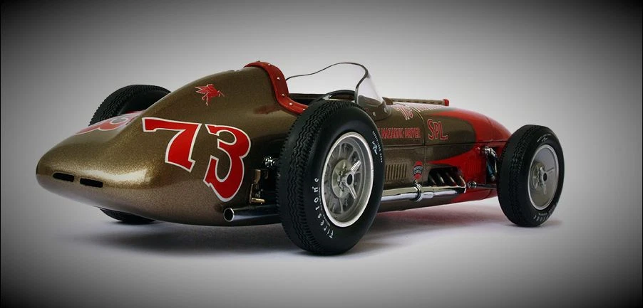 Race Car Formula 1 18Unique12Racer24 Indy Racing Custom Built Metal Body Model - Image 1 of 4