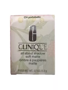 NIB Clinique All About Shadow Soft Matte Eyeshadow PORTOBELLO CH Eye Shadow - Picture 1 of 2