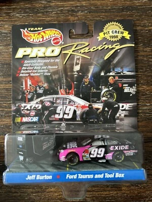 Hot Wheels Pro Racing 1998 primera edición Jeff Burton #99 Exide Taurus 1/64 nuevo en caja Foto 1 de 2