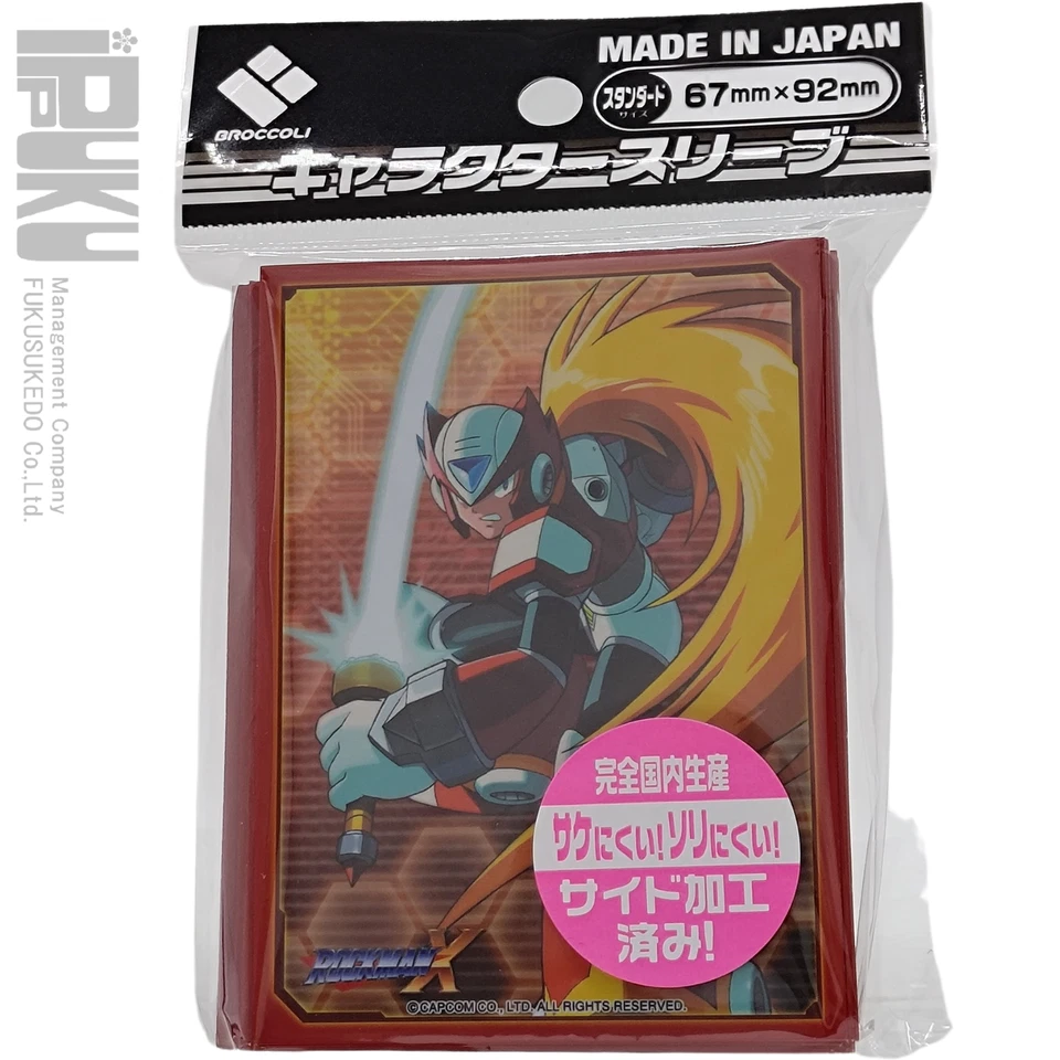 Broccoli Mega Man X Zero Card Sleeves 65-Count Standard Size US Seller