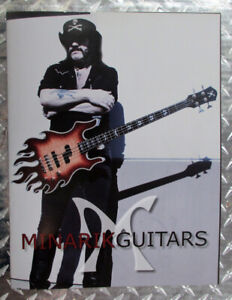 2007 NAMM Show MINARIK Guitars Catalog and Price List Brand New Very Rare