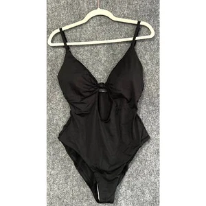 Traje de baño Andie Swim para mujer XL de una pieza The Santorini negro recortado nuevo con etiquetas - Imagen 1 de 8