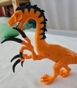 Chap Mei Light Up Roaring Orange Dinosaur Therizinosaurus Big Claw Figure Valley - Picture 1 of 9