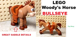 New LEGO Toy Story Horse BULLSEYE Woody Farm Friend Cactus Tooled Saddle Western - Picture 1 of 2
