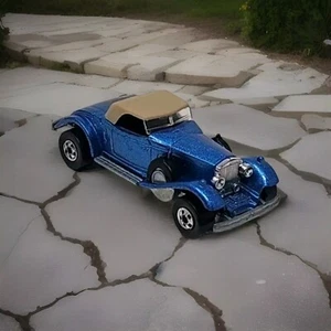 Vintage Hot Wheels Rolls Royce 1982 Blue Blackwalls Malaysia Base - Picture 1 of 16