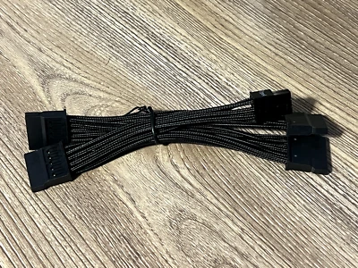 Genuine Corsair Type 3 & Type 4 SATA (4x) Individually Sleeved Power Cable - Image 1 of 4