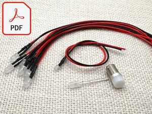 Yamaha CR-800 Receiver replacement LED Lamp Light Bulb upgrade Kit INSTRUCTIONS - Picture 1 of 9
