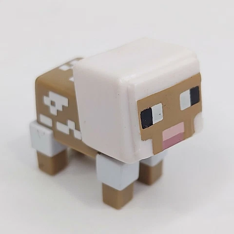 Minecraft Mini-Figures 1" Sheared Sheep Obsidian Series Figure Mojang Cover