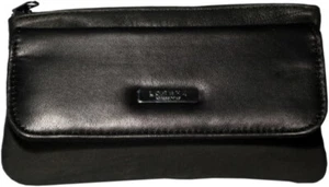 Damen Frauen Leder Geldbörse Portemonnaie Schwarz NEU MIT ETIKETT TOP QUALITÄT RFID - Bild 1 von 3