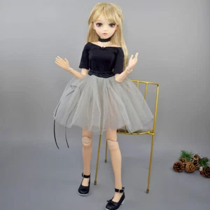 1/3 BJD Doll Toy 24 inch Girl Doll Changeable Eyes and Removable Wigs Dress Shoe - Picture 1 of 20