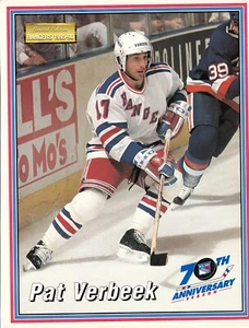 New York Rangers Pat Verbeek photo from program vs NY Islanders Nov. 10, 1995 - Picture 1 of 2