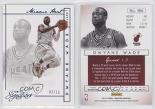 2013-14 Panini Signatures Blue /15 Dwyane Wade #186 HOF