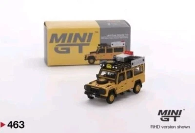 Mini GT Land Rover Defender 110 1989 Camel Trophy Amazon Team France   - Image 1 of 4