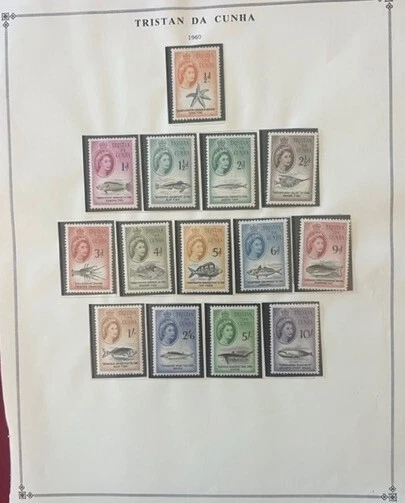 Tristan da Cunha Scott 28-41, SG 42-54 como nuevo nuevo en montajes Foto 1 de 1