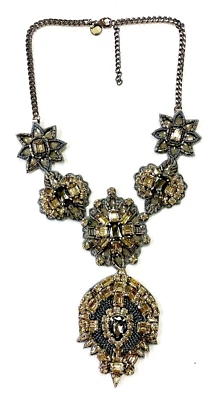 Ожерелье с бисером HSN Deepa от Deepa Gurnani серое Dara 21 дюйм - Изображение 1 из 4