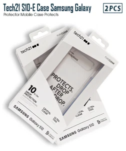 Tech21 S10-E Crystal Clear Case Shock Absorption Galaxy S10e Protector - 2 Pcs - Picture 1 of 8