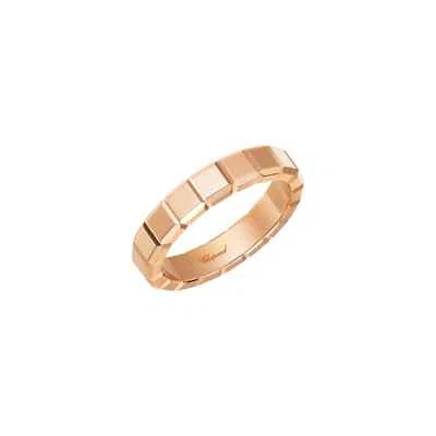 Anillo Chopard Ice Cube oro rosa 18 quilates talla 58 (8,5) Foto 1 de 2