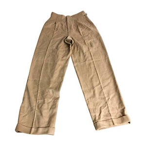 Vintage Ralph Lauren Hose Damen 8 Beige 100% Wolle Made in USA - Bild 1 von 9