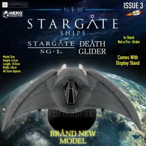 Eaglemoss Stargate The Ships Collection: Edición 3 Death Glider Ship - Totalmente Nuevo - Imagen 1 de 10