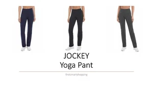 Jockey Ladies' High-RisePremium Pocket Yoga Pant; VARIETY!!! - Picture 1 of 10