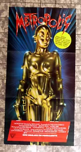 METROPOLIS * VIDEO-POSTER Deutsches 1 Blatt Poster 17x35inch R ́85 Helm FRITZ LANG - Bild 1 von 1