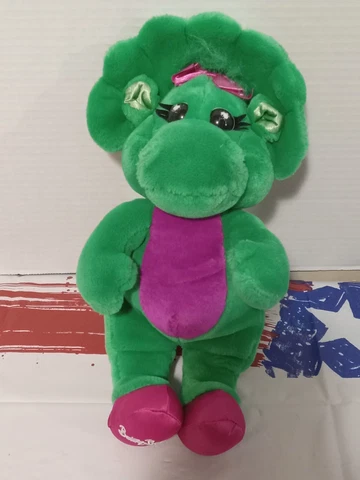 Vintage 1992 Baby Bop 14” Plush Lyons Co. Barney & Friends Dinosaur Baby Bop Cover