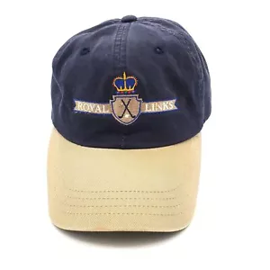 Cappello berretto baseball golf Royal Links Las Vegas blu cinturino posteriore marrone imperiale - Foto 1 di 6
