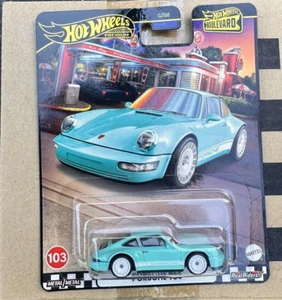 2024 Hot Wheels Premium Boulevard Porsche 964 hellblau türkis Auto #103 - Bild 1 von 1