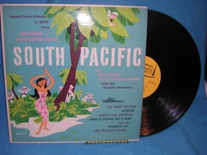 South Pacific / The Music Man with the Hollywood Sound Chorus LP SSP-77 33 RPM - Imagen 1 de 2