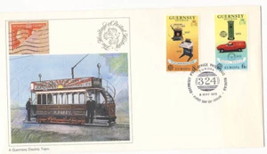 Guernsey 1979 Primer Día Cubierta Transporte Público #191-92 Cachet - Imagen 1 de 2