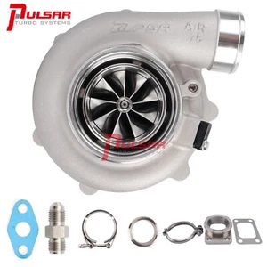 Pulsar Turbo 6262G Dual Ball Bearing Billet Wheel Turbo Vband 1.01A/R+T3 Adapter - Bild 1 von 9