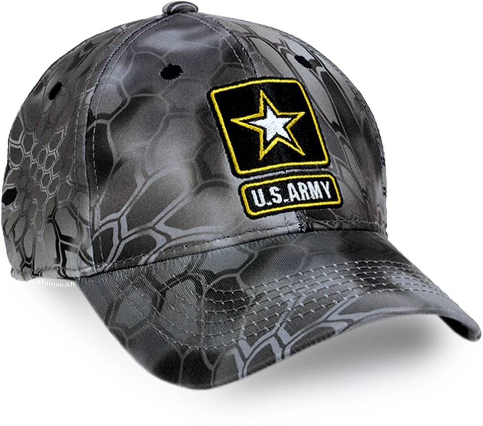 Kryptek Raid US Army Camo Cap for Men - Image 1 of 3