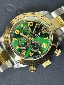 OCEANX Speed Racer Chrono Men’s SRS361 Green Quartz Bracelet Watch 20ATM Ø42mm - Bild 1 von 9