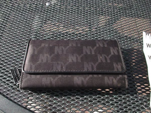 New York & Company Black Zip Around Large Wallet - Picture 1 of 7