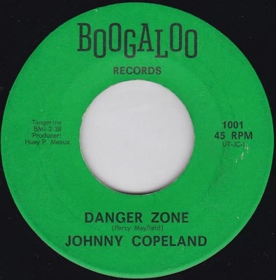 Johnny Copeland / Danger Zone / Slow Walk You Down 1966 Boogaloo Records 1001 - Image 1 of 2