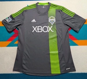 Camiseta Adidas Seattle Sounders 2012 en blanco MLS fútbol climacool Adizero gris XL - Imagen 1 de 7