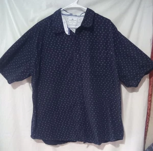 Ditch Plains by Ricky Singh Shirt Men's 3X Blue Bird Print Cotton Button Up - Picture 1 of 5