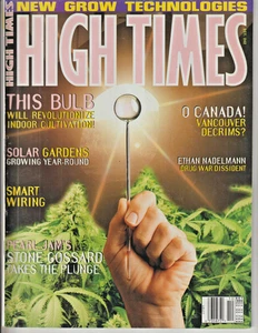 High Times Magazine October 1995 Ethan Nadelman Pearl Jam Jimmy Montgomery - Picture 1 of 2