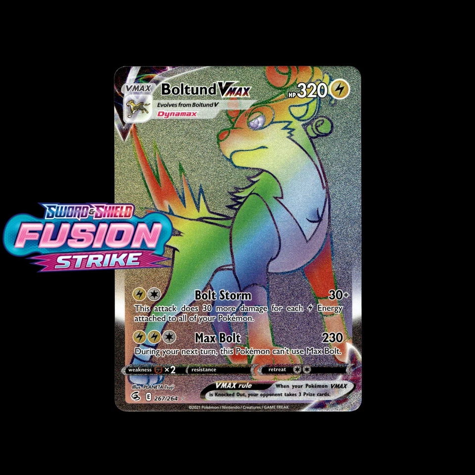 Pokemon Cards! Fusion Strike - Holo/Reverse Holo UltraRare V VMAX Full Art Card - Image 1 of 1