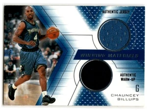 2001-02 UD SPX Basketball Winning Materials Chauncey Billups TRIKOT TIMBERWOLVES - Bild 1 von 1