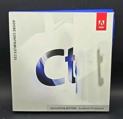 Adobe Contribute CS5 Education Edition For MAC OS W/ Serial Number  - Image 1 of 4