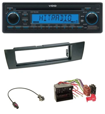 VDO AUX MP3 1DIN CD USB Autoradio für BMW 1er E87 3er E90-3 X1 E84 Z4 E89 - Bild 1 von 4